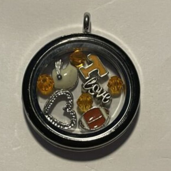 Tennessee Volunteers NCAA Memory Charm Locket w/ 22 IN chain NEW - Picture 2 of 4